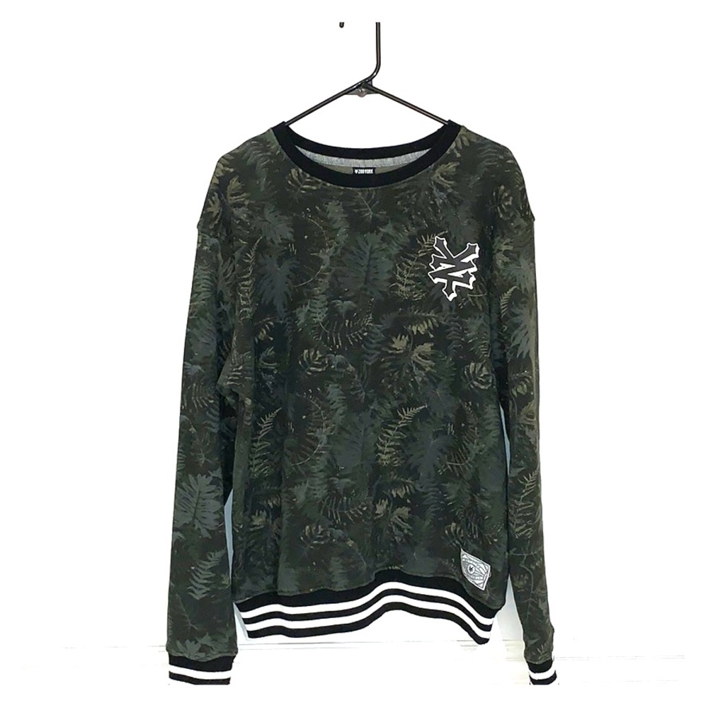 MENS LARGE ZOO YORK TROPICAL PULL OVER